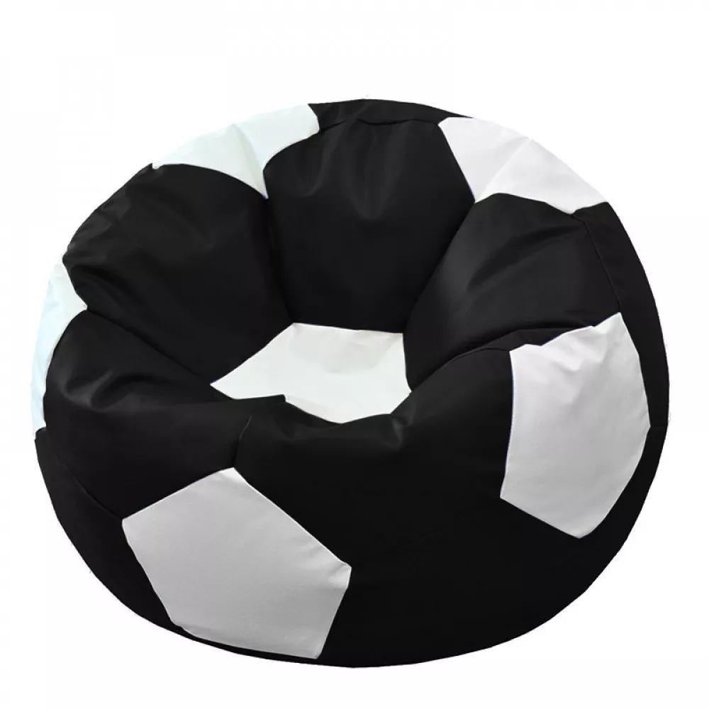 BeanBag Minge marimea"XXL",culoarea negru cu alb din eccopiele