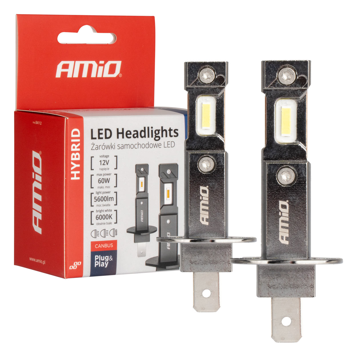 04112 Bec LED Hybrid Series H1 6000K Canbus 60W