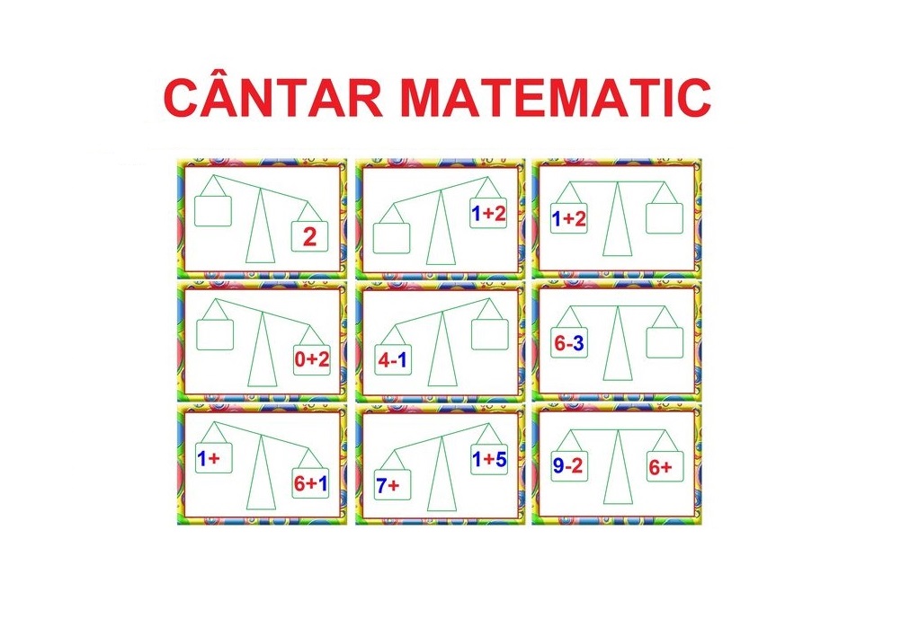 M-59 Cântar matematic - fise p.completare