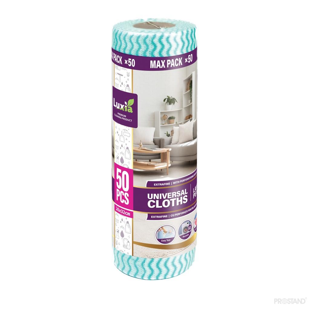 LUXIA Laveta universala rola 50 buc verde LUX-4038  /12