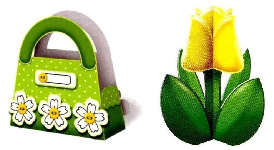 Gentuţă cu floare - set din 2 piese art.AP-39