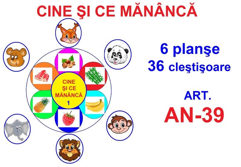 AN-39 Joc cu cleşte Cine și ce mănâncă