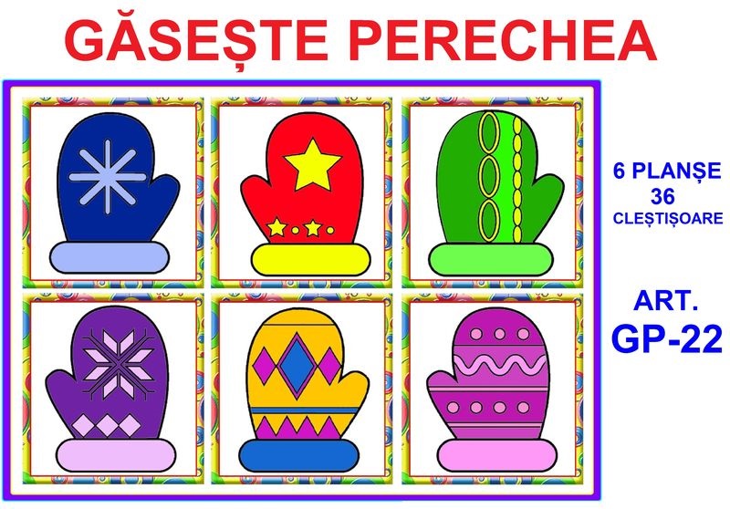 GP-22 Joc cu cleşte Găseşte perechea