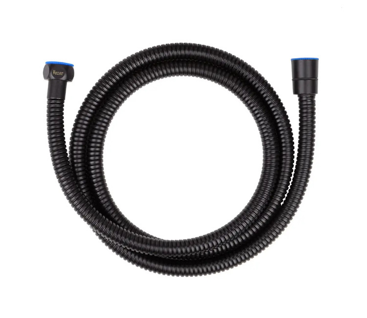 Furtun de duș Inox WEZER WKR-008-150-B - 1500mm (negru)