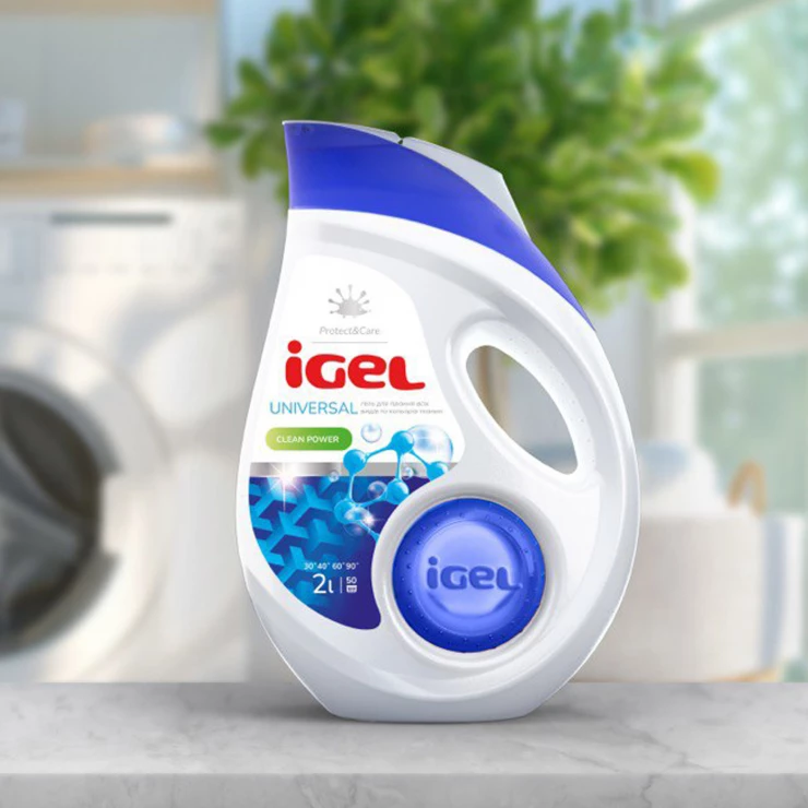 Detergent lichid pentru rufe Universal iGEL  2 L / 50 spalari