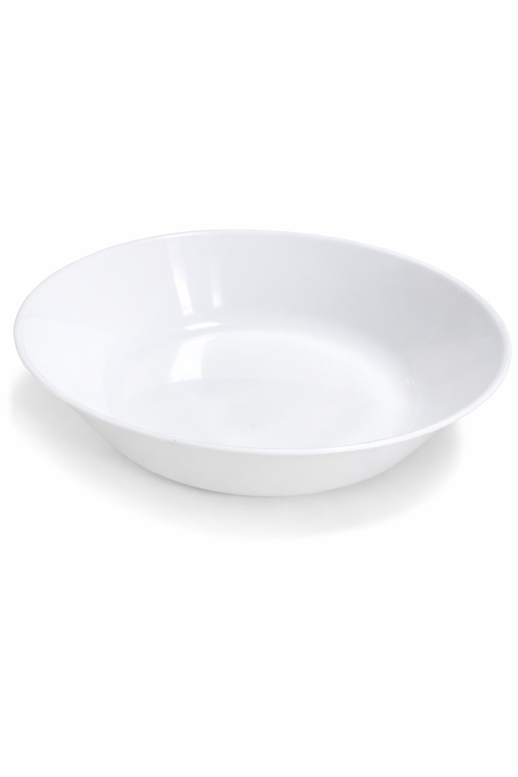 Salatiera plastic alba medie Ø22 cm, reutilizabila, PP, catering / bufet – NovaGreen