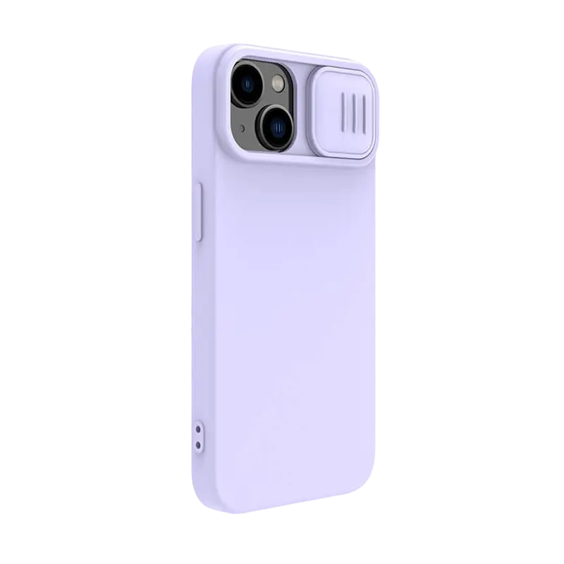 Husă Nillkin iPhone 14 Plus, CamShield Silky Silicone, Violet