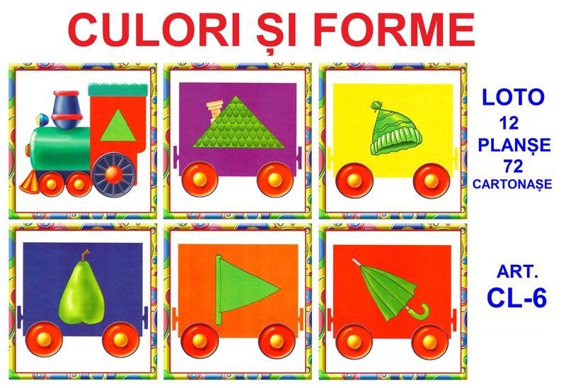 CL-6 Joc Loto Culori şi forme