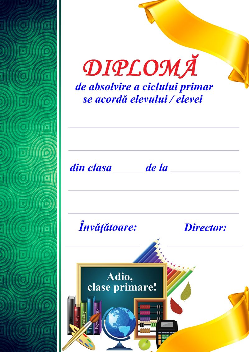 Adio, clase primare art.DCL-2,1