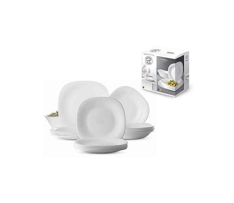 Set de veselă Bormioli Parma 19buc - 27129 (opalglass)