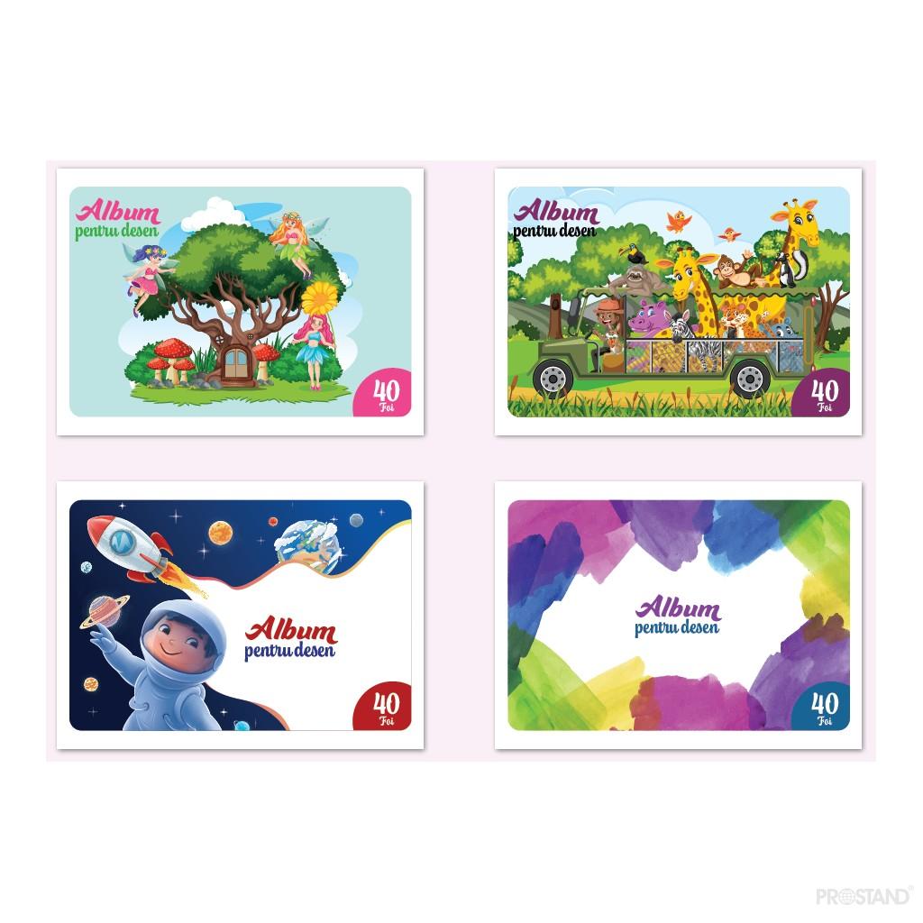 PROSTAND Album p/u desen cu foile lipite A4 40 foi PRT-A4-40 /12