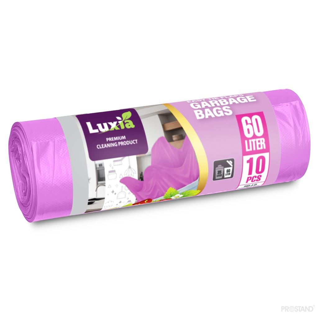 LUXIA Pungi p/u gunoi cu urechi 60 L 10 buc. cu aroma capsuni LUX-4018  /55