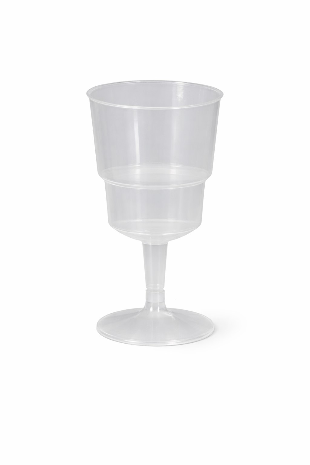 Pahar tip vin plastic transparent, picior detasabil, reutilizabil, catering / nunti – NovaGreen