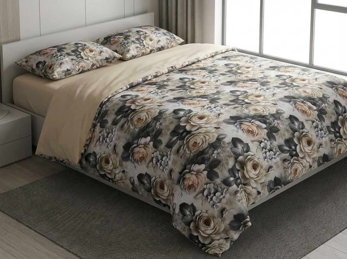 Set 1,5 cu cearșaf elastic 160x200 SR013