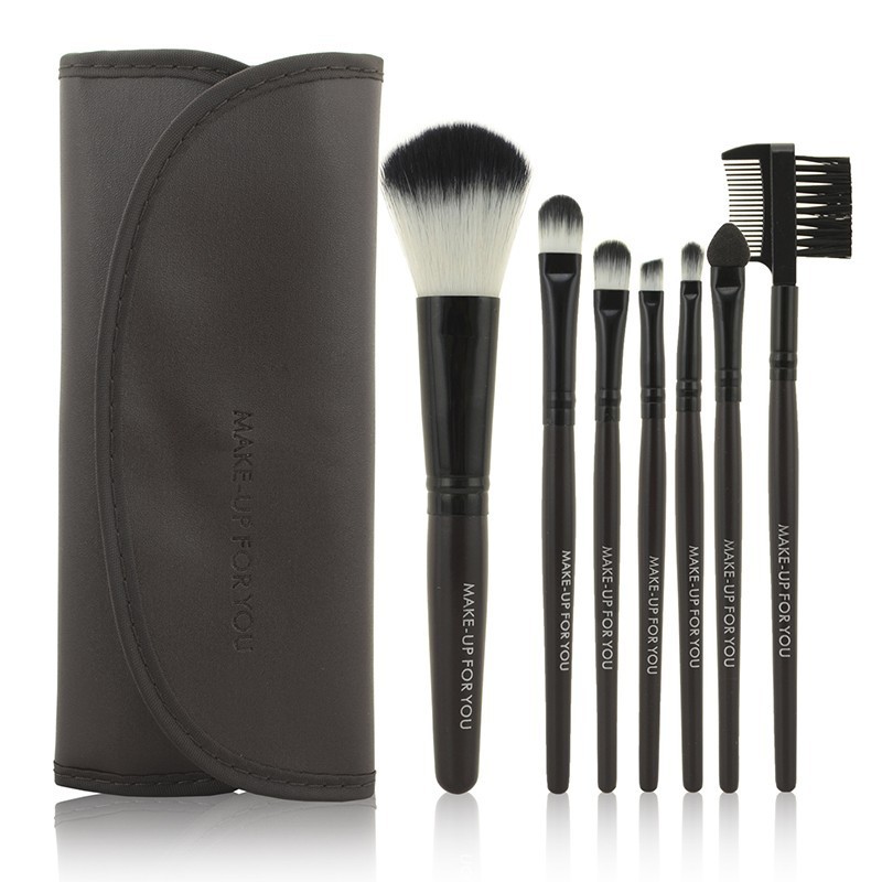 Set pensule pentru machiaj MAKEUP FOR YOU - BROWN