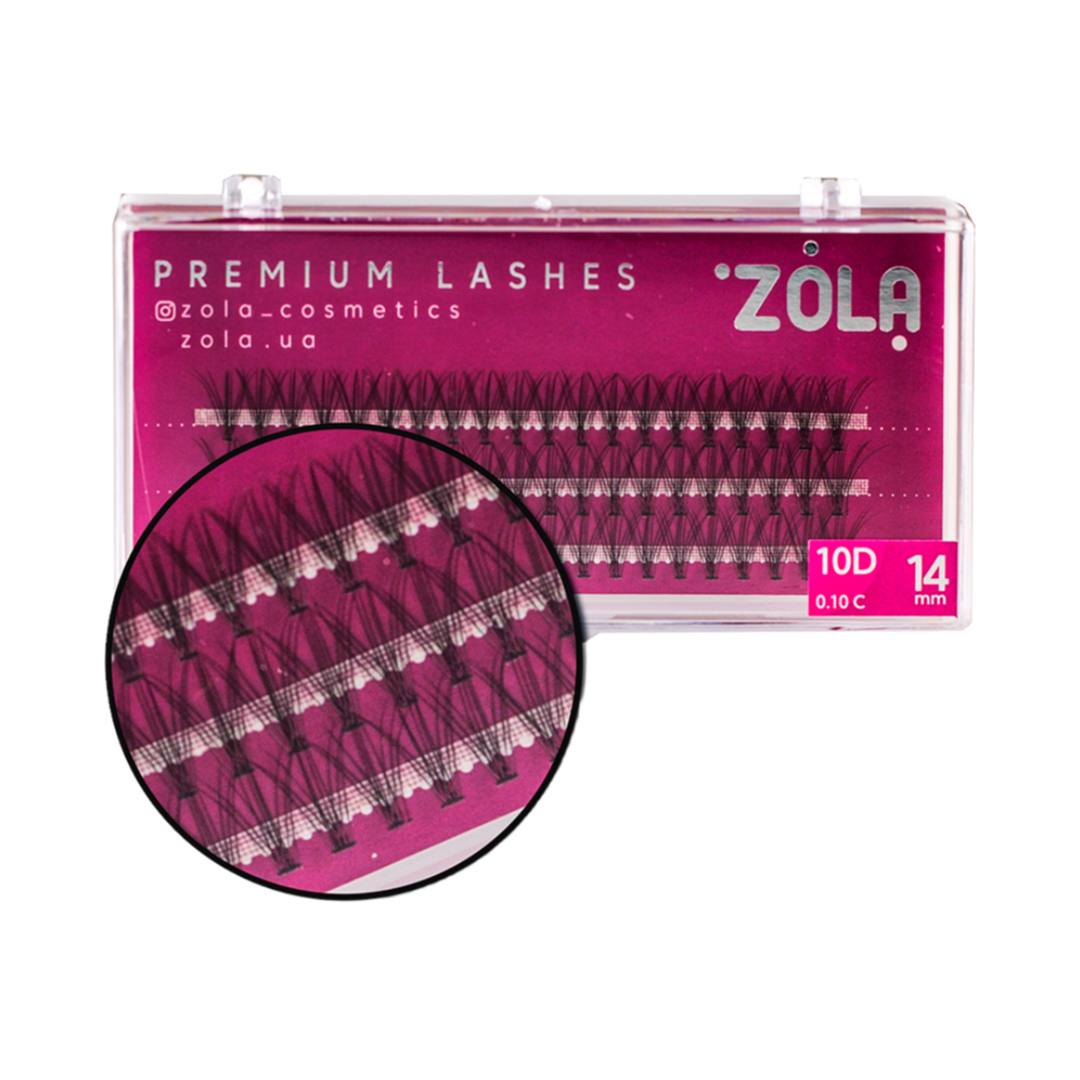 Gene tip buchețele ZOLA Cluster lashes 10D 14 mm