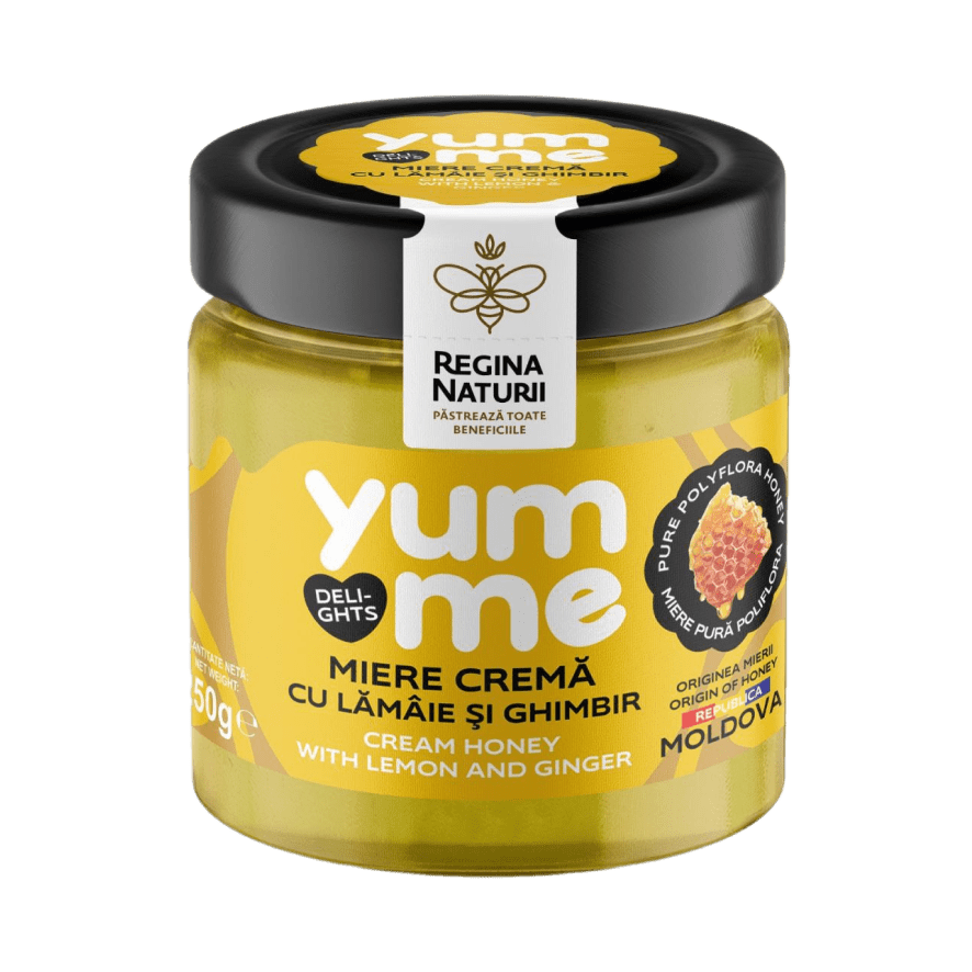 Miere Cremă Cu Lămâie Și Ghimbir 250g yumme