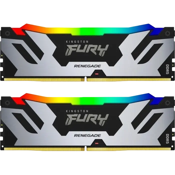 Memorie RAM Kingston FURY Renegade RGB, DDR5 SDRAM, 6000 MHz, 96GB, KF560C32RSAK2-96