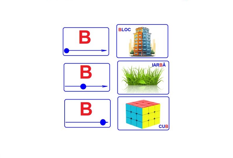 L-210 Joc cu jetoane Logopedie animată - Sunetele B, D, M, N