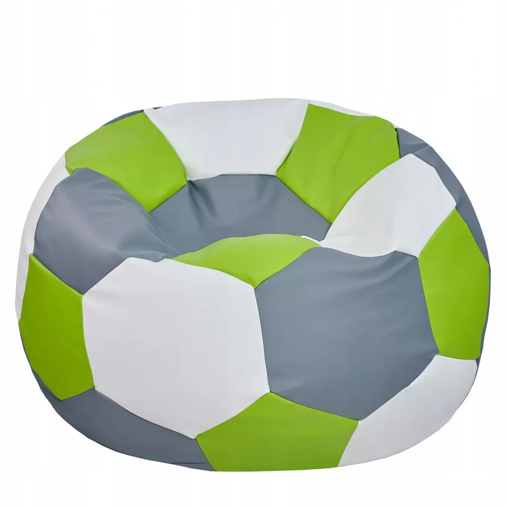 BeanBag Minge marimea"XXL",culoarea verde,alb,sur din ecopiele