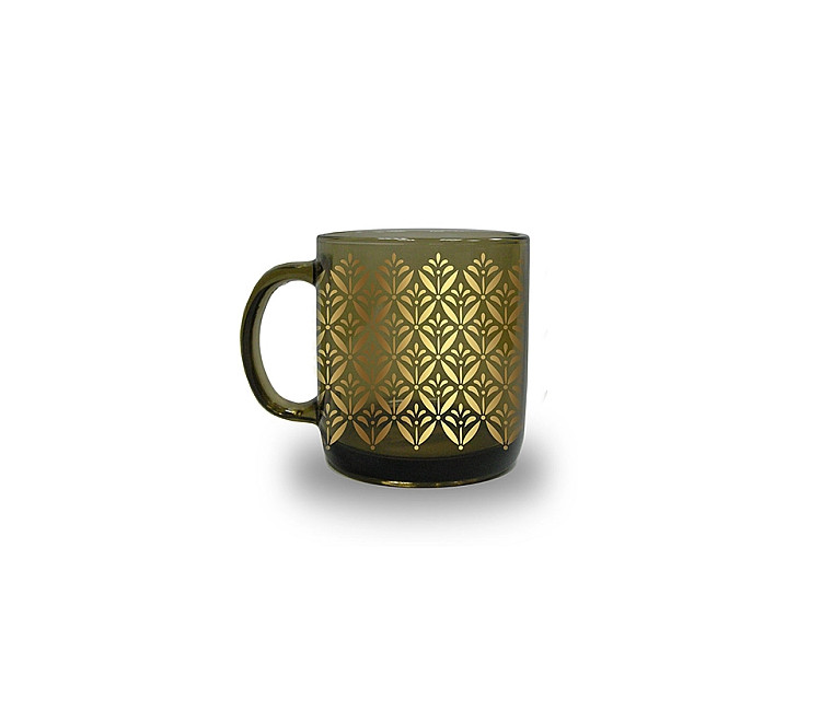 Cană 420ml din sticlă GI Verso Design "Germeni" (43769)