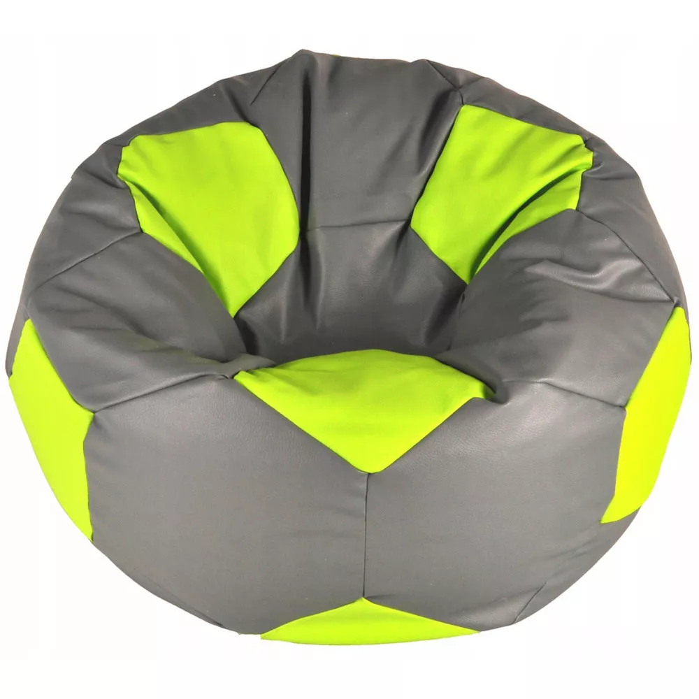 BeanBag Minge marimea M, culoarea sur cu verde din ecopiele
