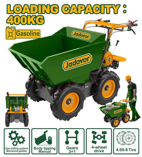 Mini-dumper (Roabă motorizată pe benzină) 400 kg JDFTP1A400 Jadever