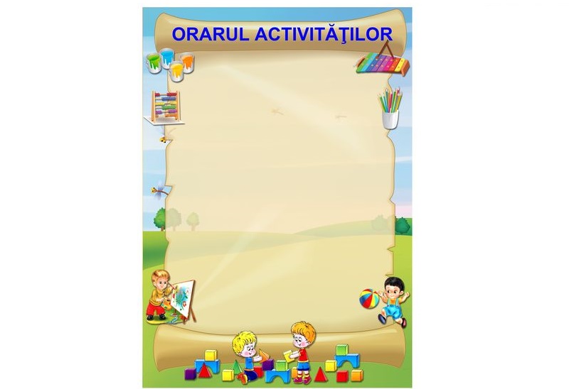 D9-51 Orarul activităţilor