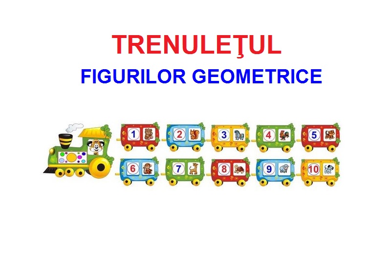 M-49 Joc cu jetoane Trenuleţul figurilor geometrice