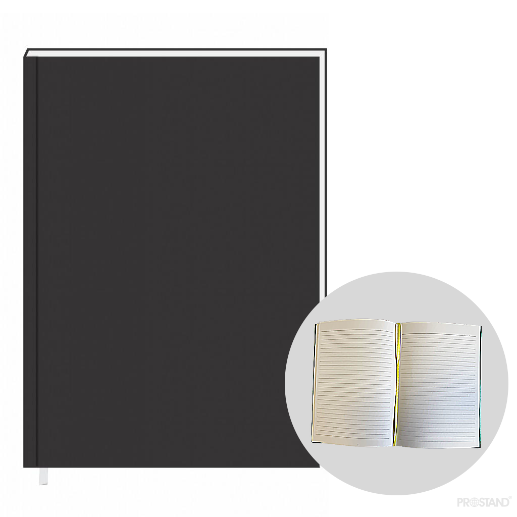 Agenda nedatata 140х200 mm coperta tare 100 pag.Lizy IS39SQ negru