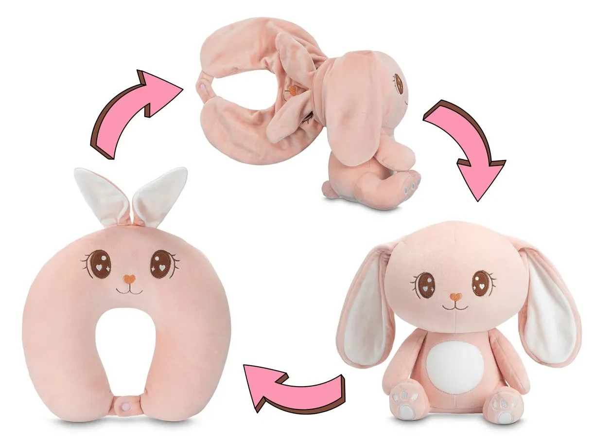 Miss Honey Bunny – perna jucarie 2in1 pentru calatorii Dormeo