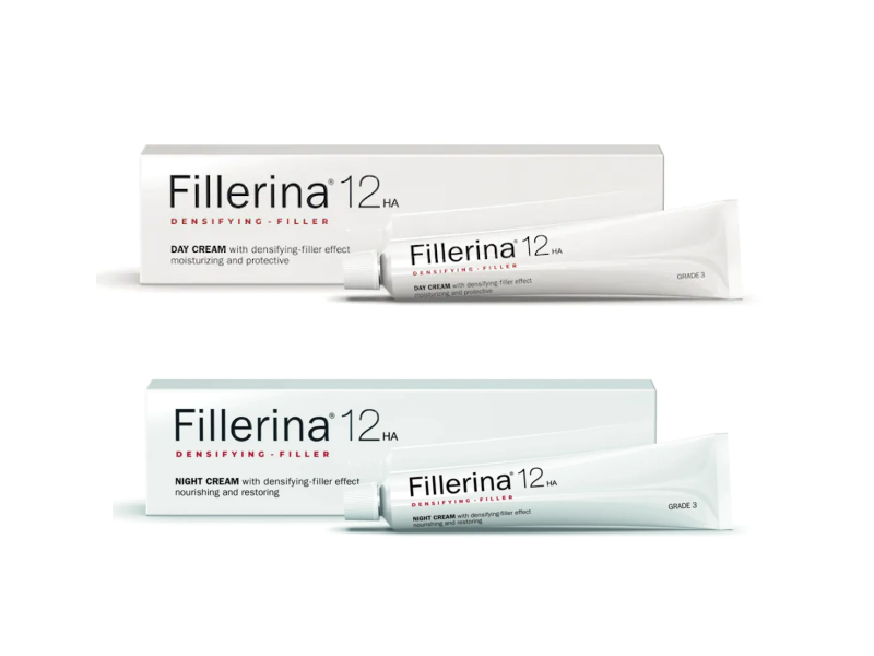 SET Fillerina crema de zi Grad 3 N1+Fillerina crema de noapte Grad 3 N1