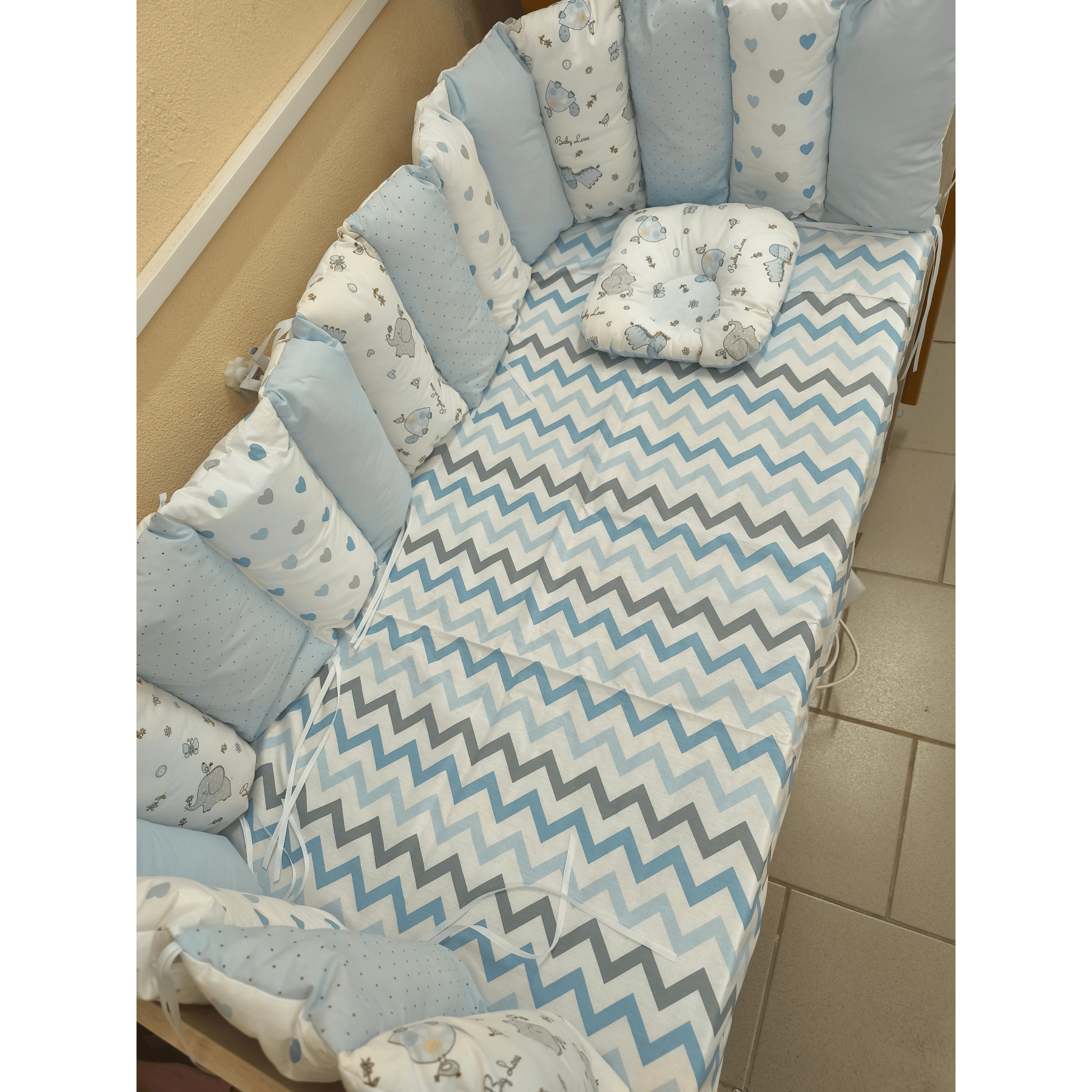 Borduri de protecție pentru pătuc Blue