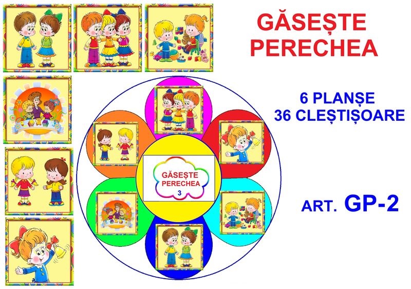 GP-2 Joc cu cleşte Găseşte perechea