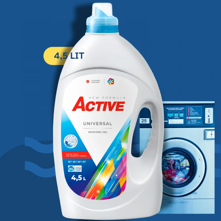 Detergent lichid Active Universal (universal) 4,5Lit