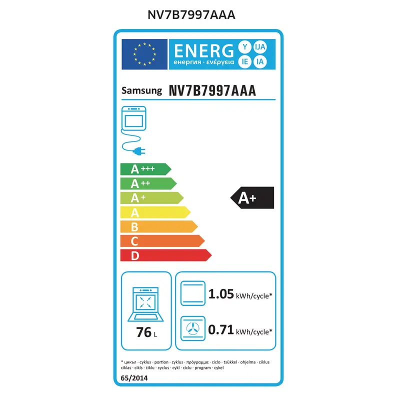 Cuptor Electric Samsung NV7B7997AAA/WT, Bej