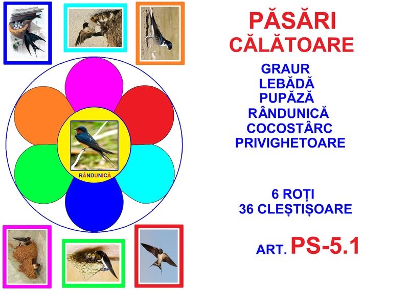 PS-5.1 Joc cu cleşte Păsări călătoare