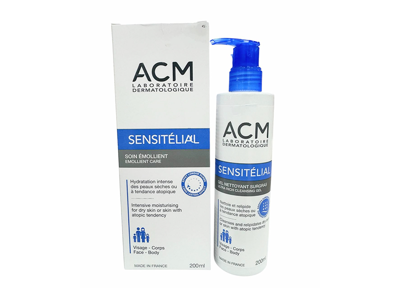 SET Sensitelial crema emolienta 200ml+Sensitelial gel spalare 200ml