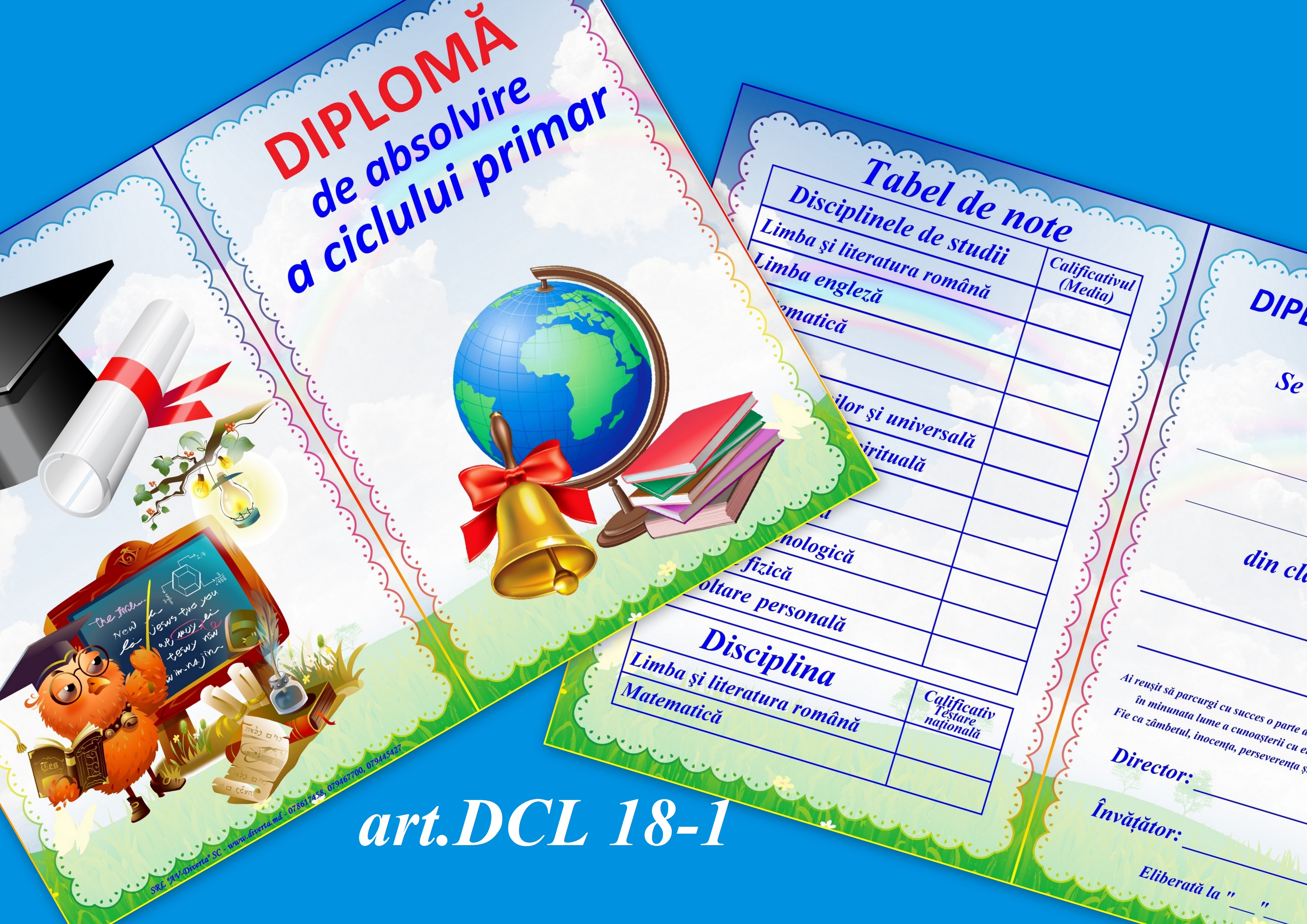 Adio, clase primare art.DCL 18-1
