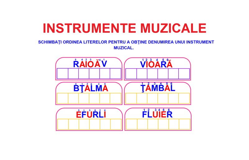 L-182 Joc Instrumente muzicale