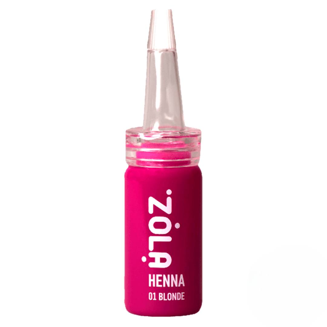 Henna profesională pentru sprâncene ZOLA (corector) 10 g (01 BLONDE)