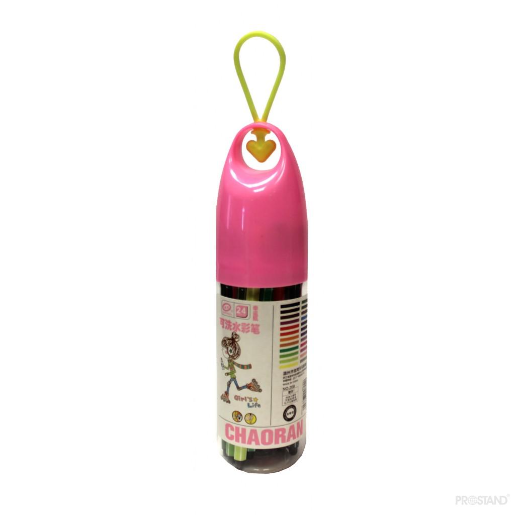 Carioci in cutie plastic rotunda 24cul 208-24