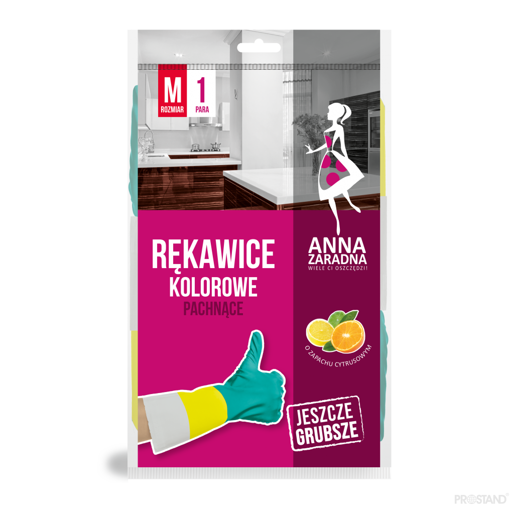 Manusi de uz casnic bicolor R-5496 M