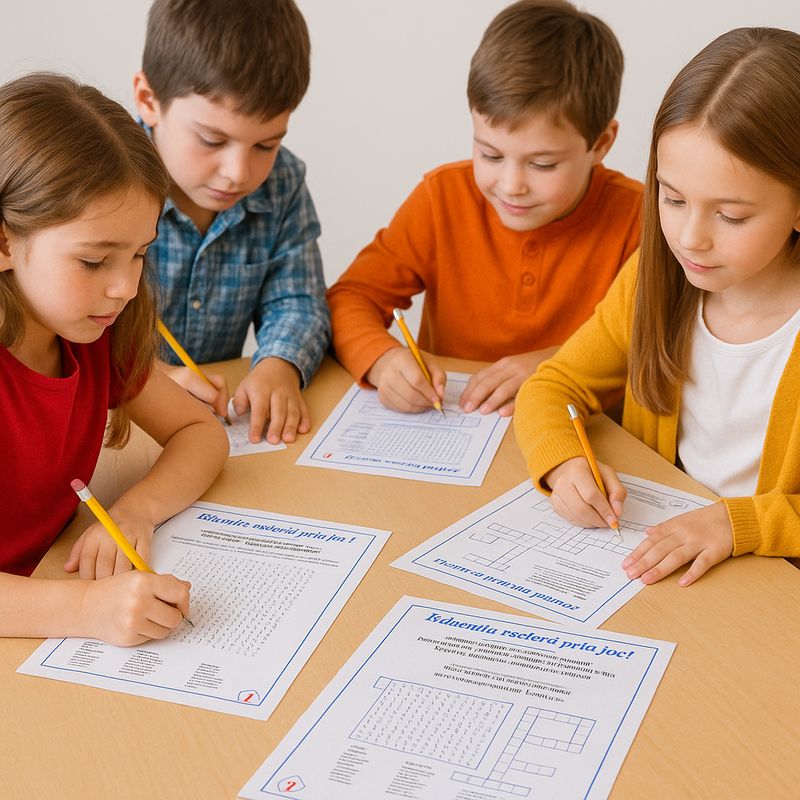 S-19 Integrame şi rebusuri Educaţia rutieră prin joc
