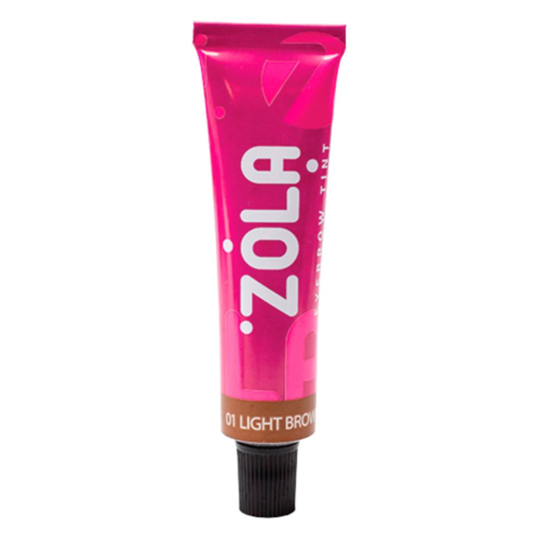 Vopsea pentru sprâncene ZOLA cu colagen 01 Light Brown 15 ml