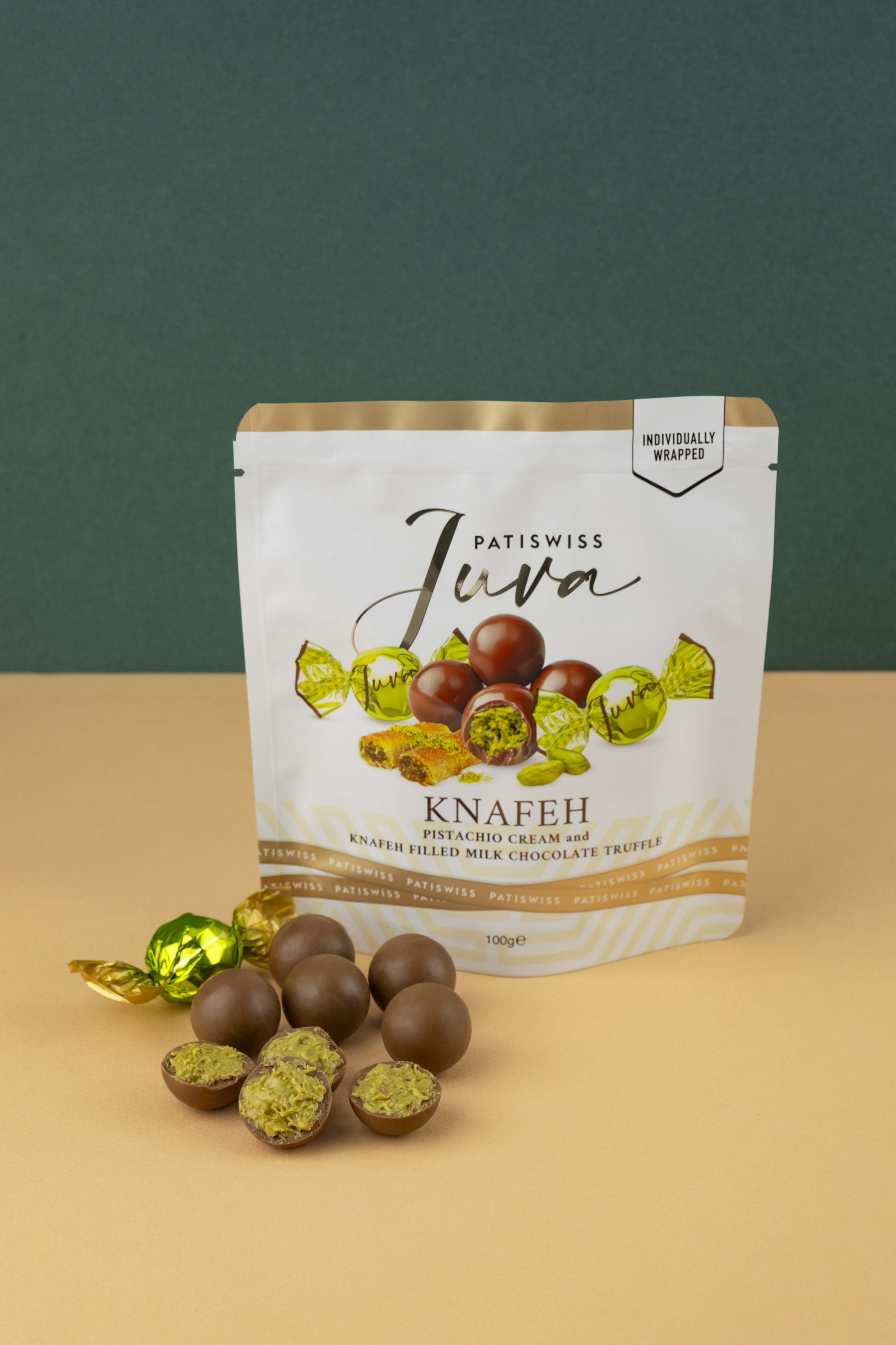 Trufe de ciocolată Patiswiss Dubai, 100g