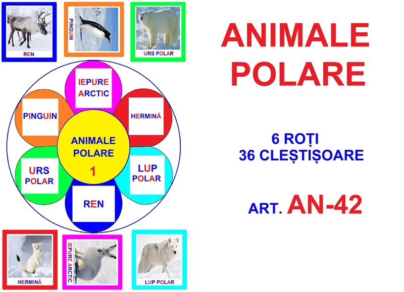 AN-42 Joc cu cleşte Animale polare