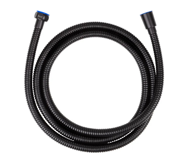 Furtun de duș Inox WEZER WKR-009-150B - 1500mm (negru)