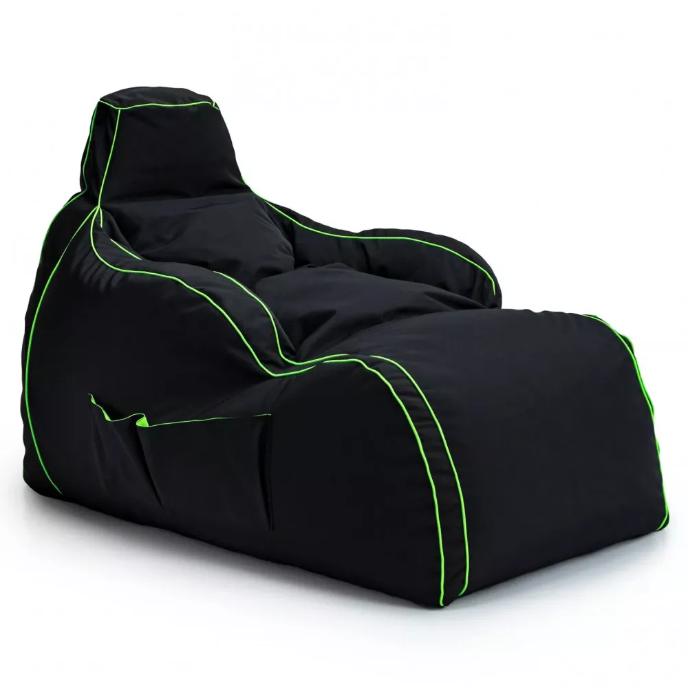 Fotoliu Gaming GigaByte din Oxford 600D culoarea verde - Mărimea XXL