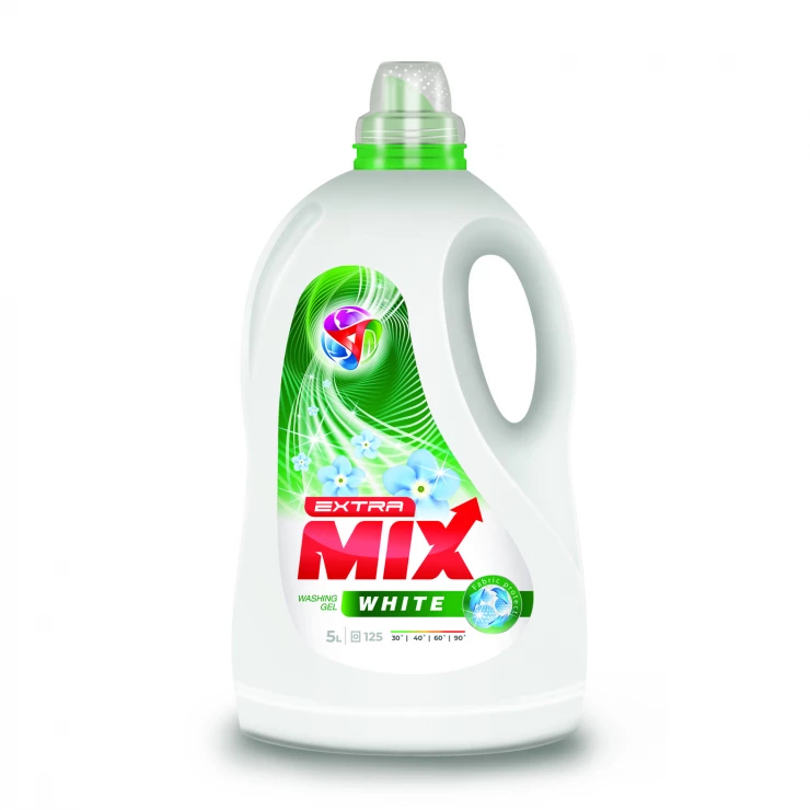 Extra Mix White 5 L / detergent lichid rufe albe